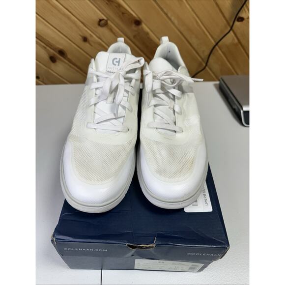 Man\'s Shoes Cole Haan GrandPro Rally Canvas Court Sneaker 11.5 White main image 4
